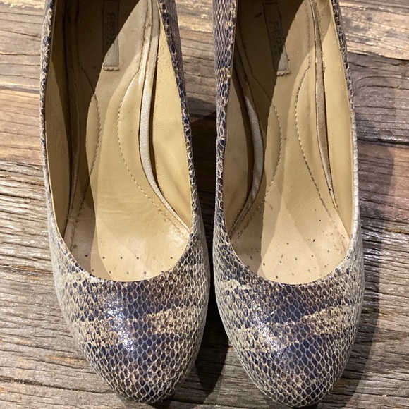 Geox snakeskin almond toe pumps - excellent condition! - Picture 5 of 8
